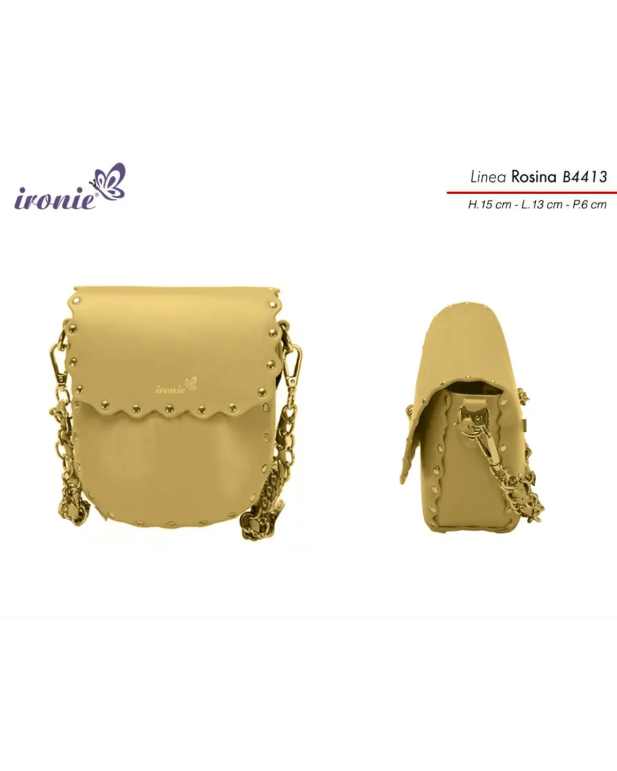 TORBA ROSINA IRONIE B4413 ORO 
