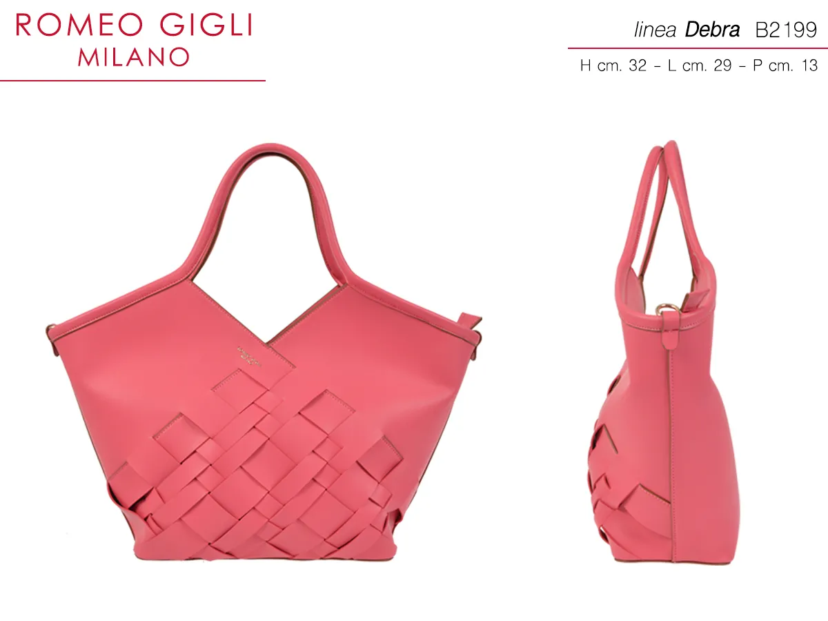 TORBA DEBRA FUXIA DONNA ROMEO GIGLI MILANO