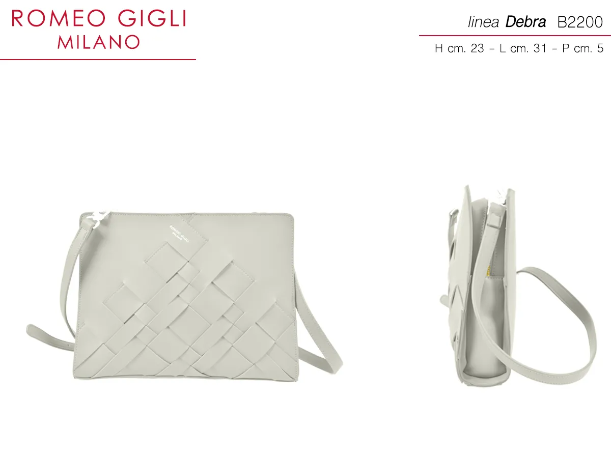 TORBA Z. DEBRA OFF WHITE RG MILANO