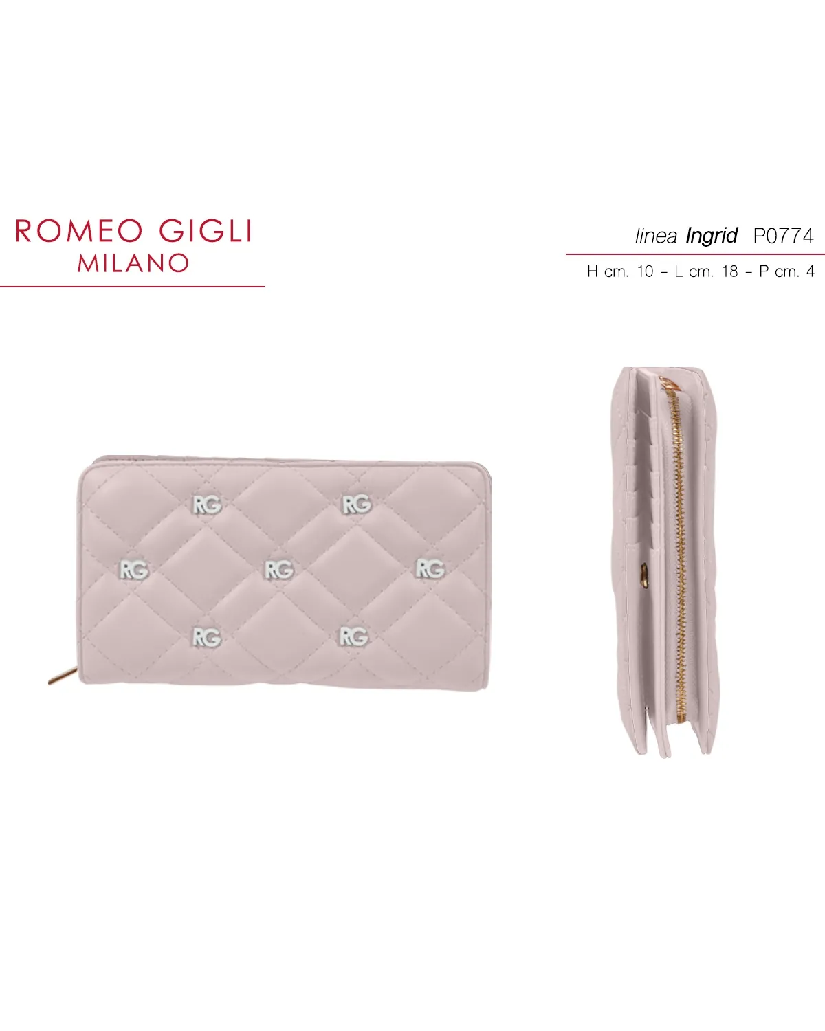 NOVČANIK ŽENSKI INGRID CIPRIA/OFF WHITE ROMEO GIGLI MILANO