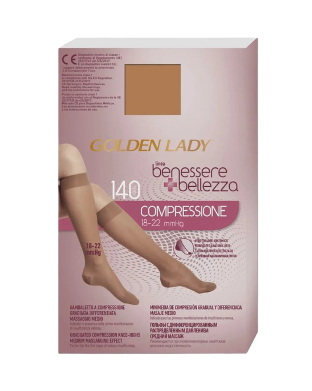 GOLDEN LADY DOKOLJENICE BENESSERE&BELEZZA G115270 140DEN 