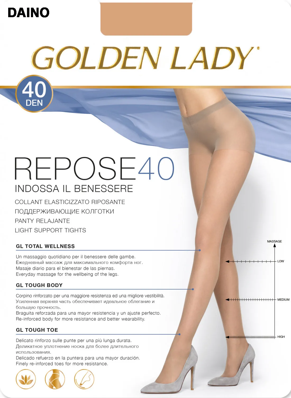 ČARAPE GOLDEN LADY 50V REPOSE