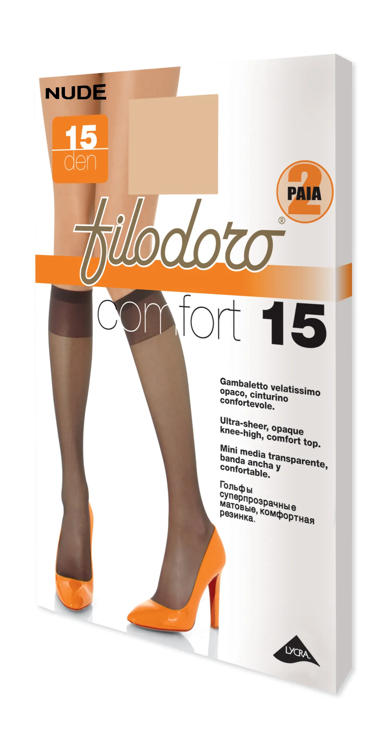 ČARAPE FILODORO COMFORT 15 A.110804 DOKOLJENICE 2/1 