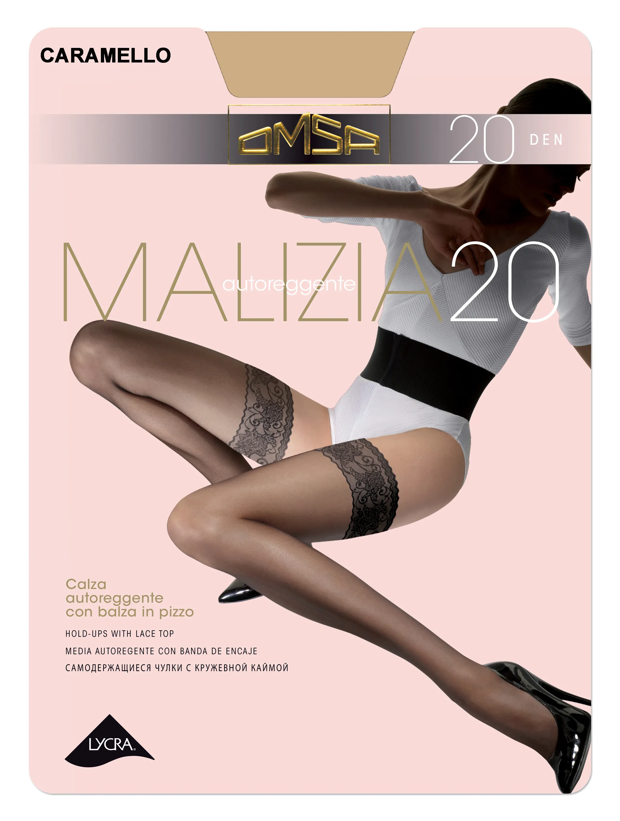 ČARAPE OMSA MALIZIA 258 HALTER.20 DEN