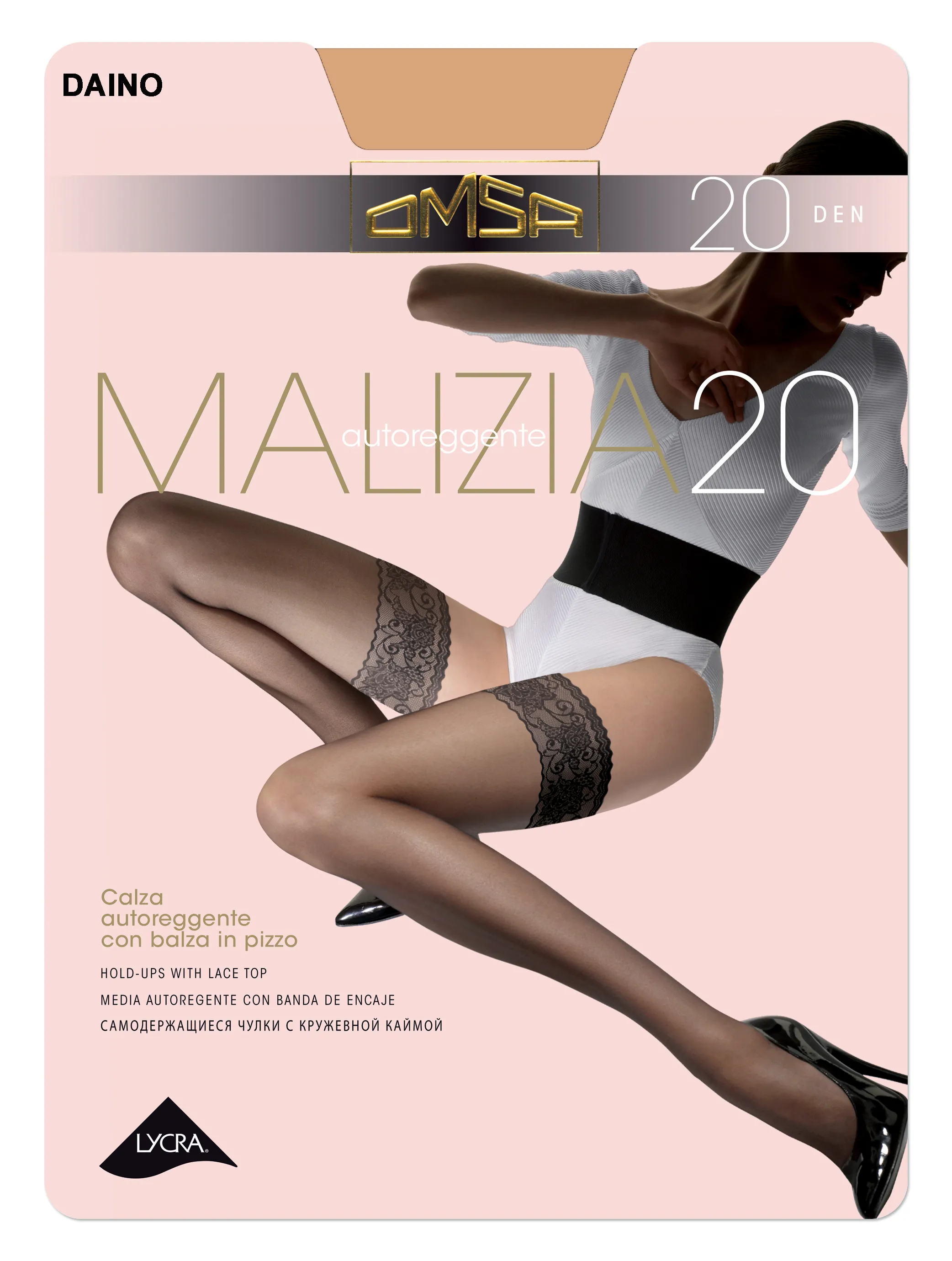 ČARAPE OMSA MALIZIA 258 HALTER.20 DEN