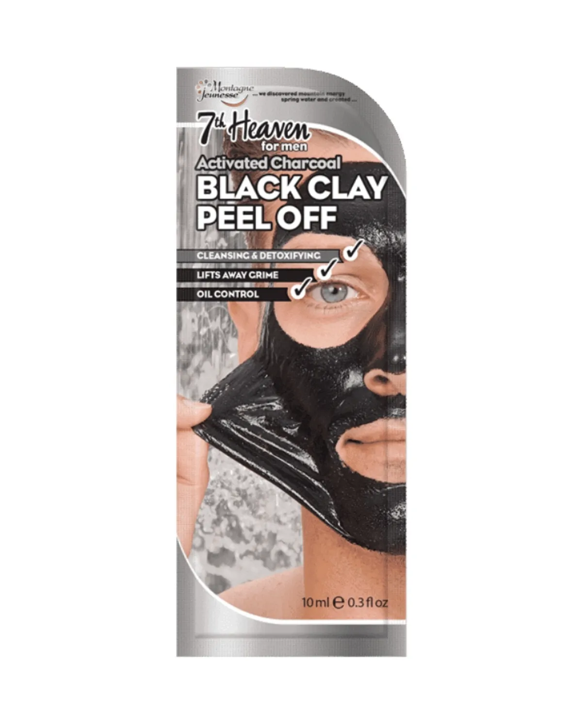MJ MASKA ZA LICE MEN PEEL OFF BLACK CLAY 10ML 