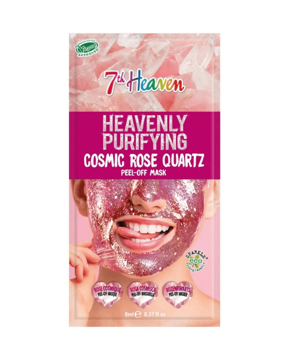 MJ MASKA ZA LICE HEAVENLY PURIFYING ROSE QUARTZ 16G 