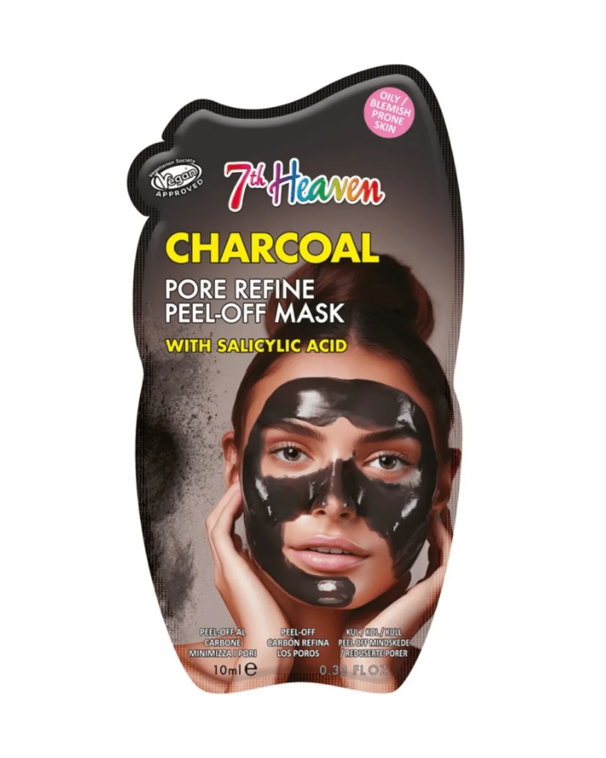 MJ MASKA ZA LICE PEEL OFF CHARCOAL SALICYLIC ACID 10ML 
