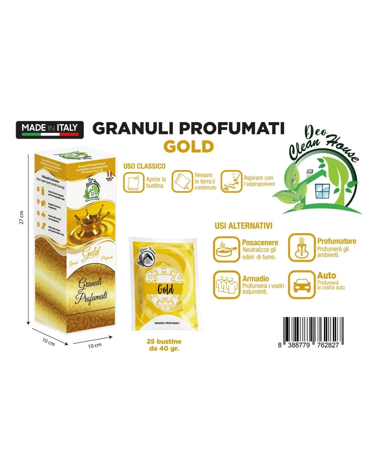 GENERAL TRADE PARFEMISANE GRANULE GOLD 40G 
