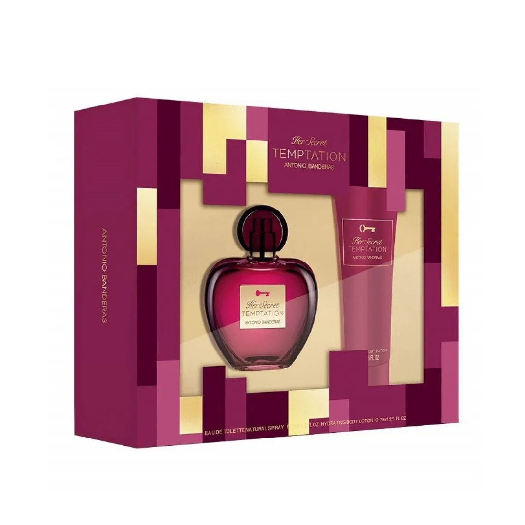 A.BANDERAS SET 23 (EDT50+BL 75ML) HER SECR TEMPT