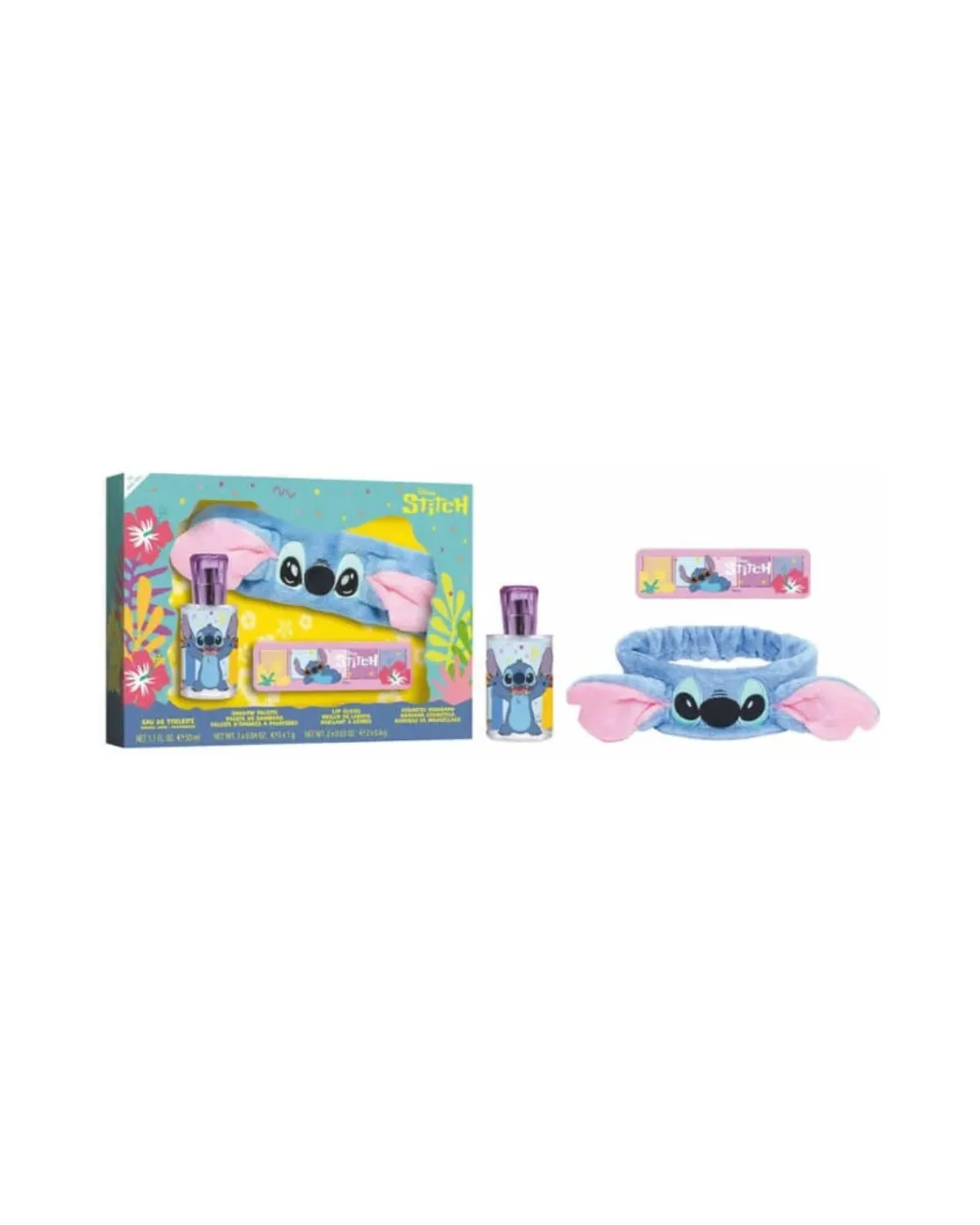 TOALETNA VODA STITCH EDT 50ML + TRAKA ZA GLAVU+ SET ZA SMINKANJE 