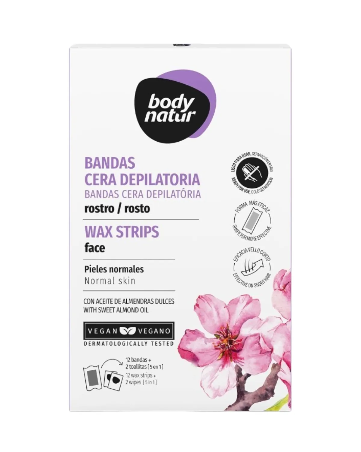 BODY NATUR TRAKE ZA DEPILACIJU LICA SWEET ALMOND OIL