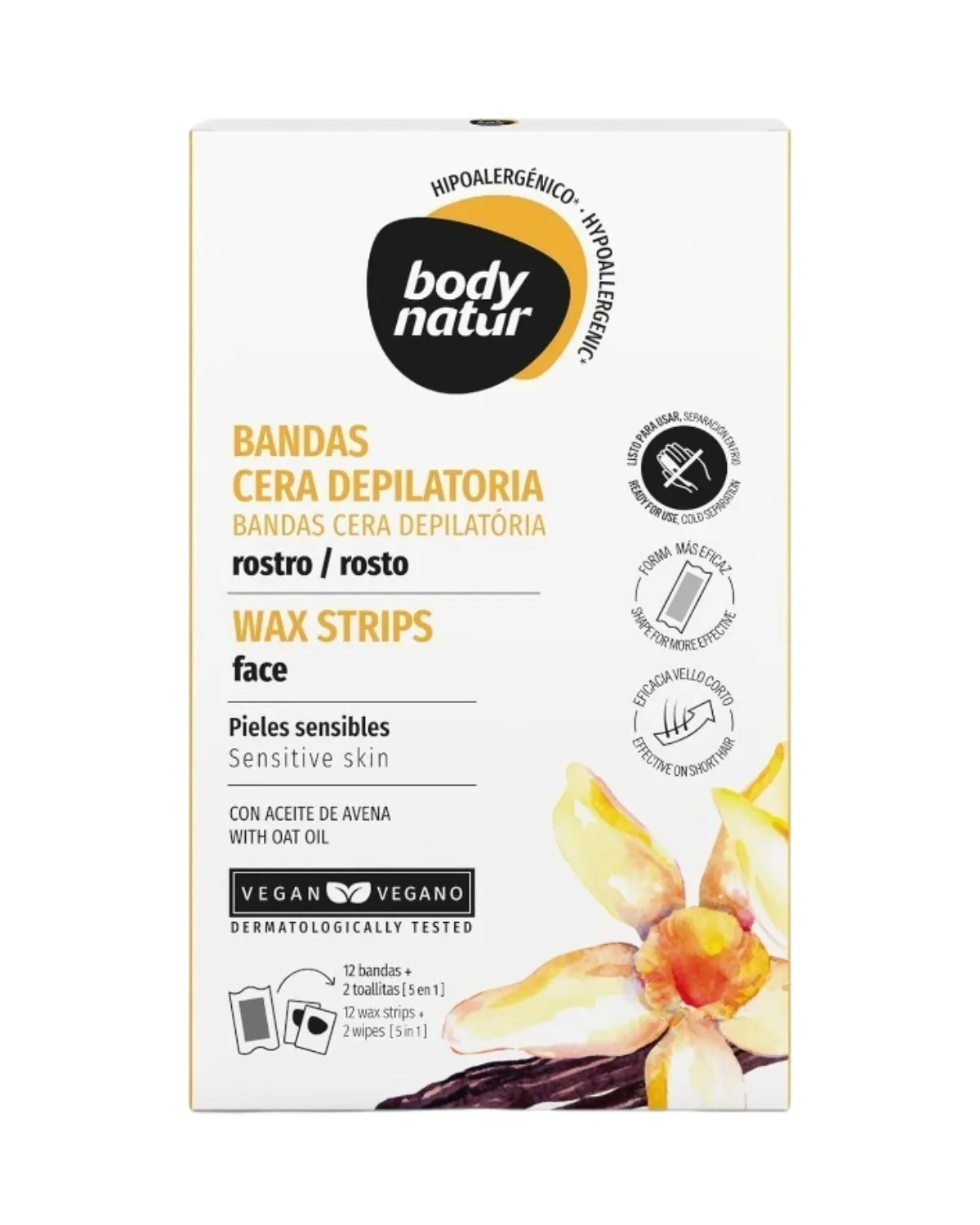 BODY NATUR TRAKE ZA DEPILACIJU LICA HYPOALLERGENICS