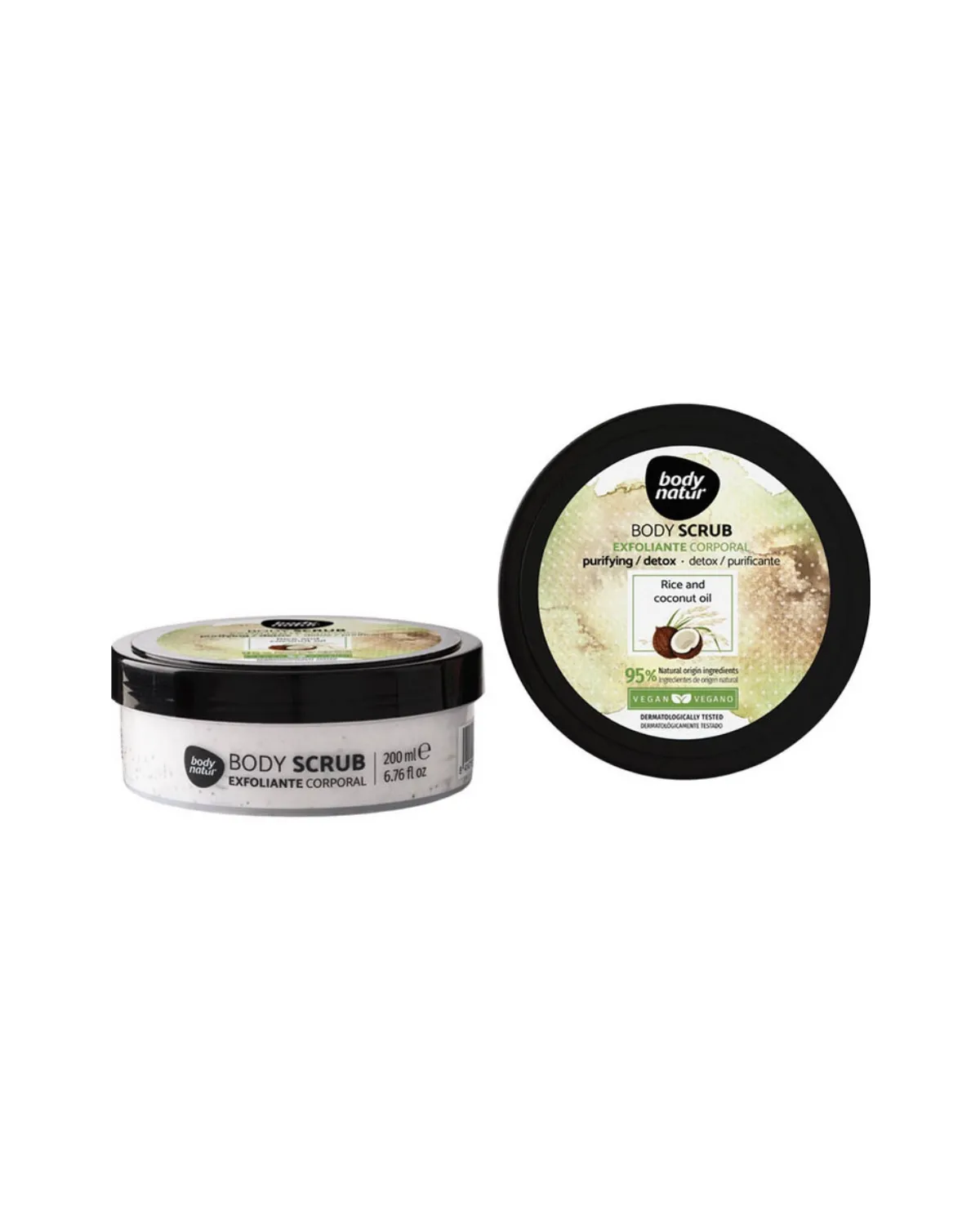 BODY NATUR PILING ZA TIJELO RICE AND COCONUT OIL 200ML