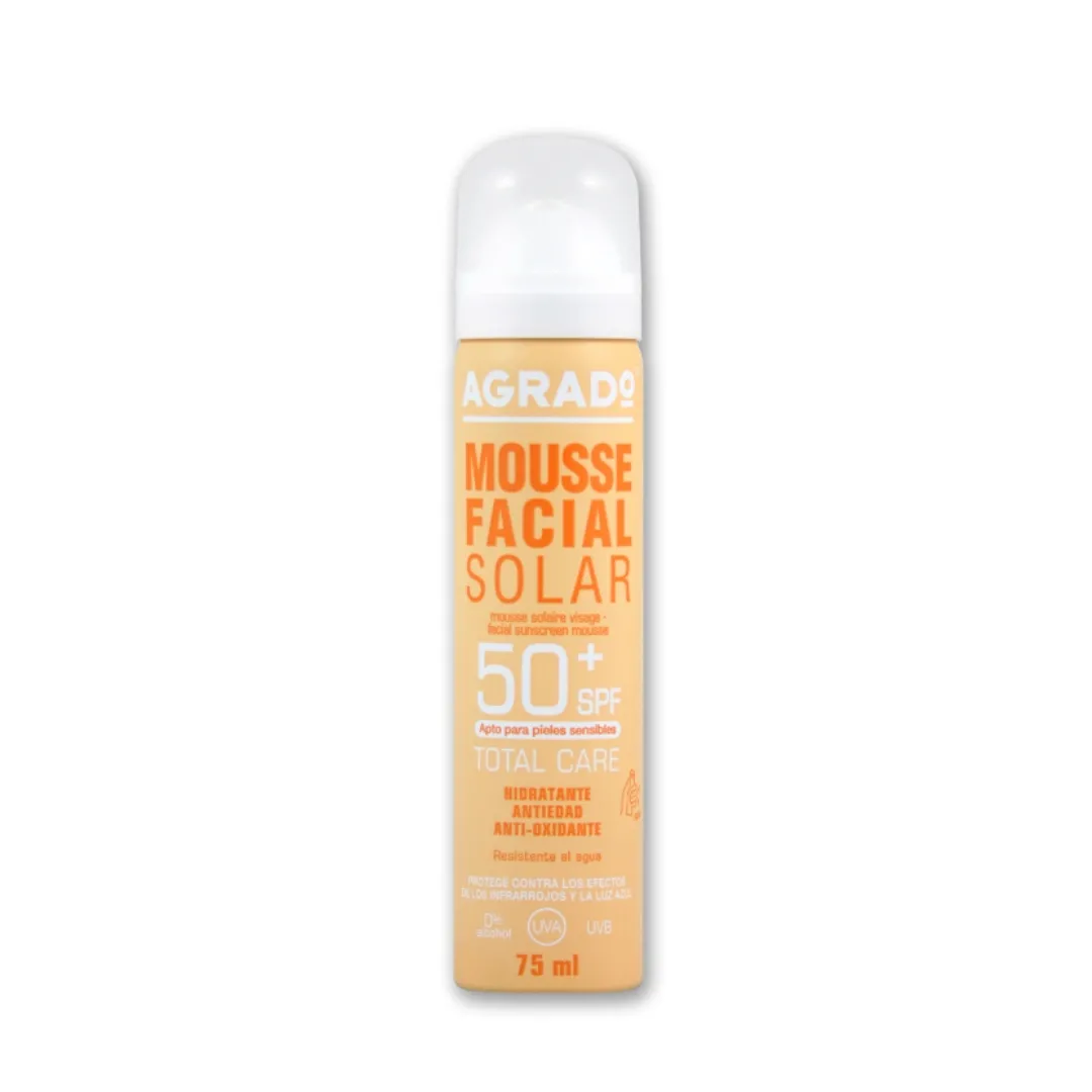 AGRADO FACE MOUSSE MIST SPF50 75ML 