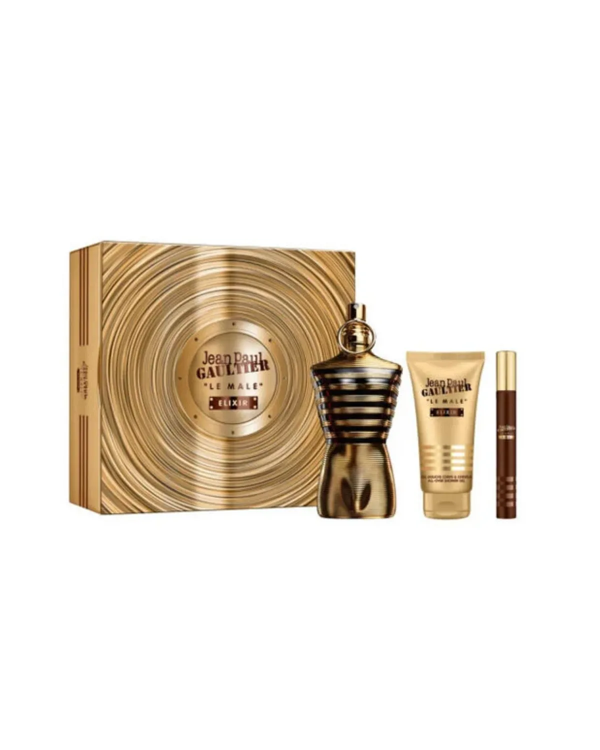 JPG LE MALE ELIXIR (M) SETPARFUM 125ml + PARFUM10ml + SG 75ml 