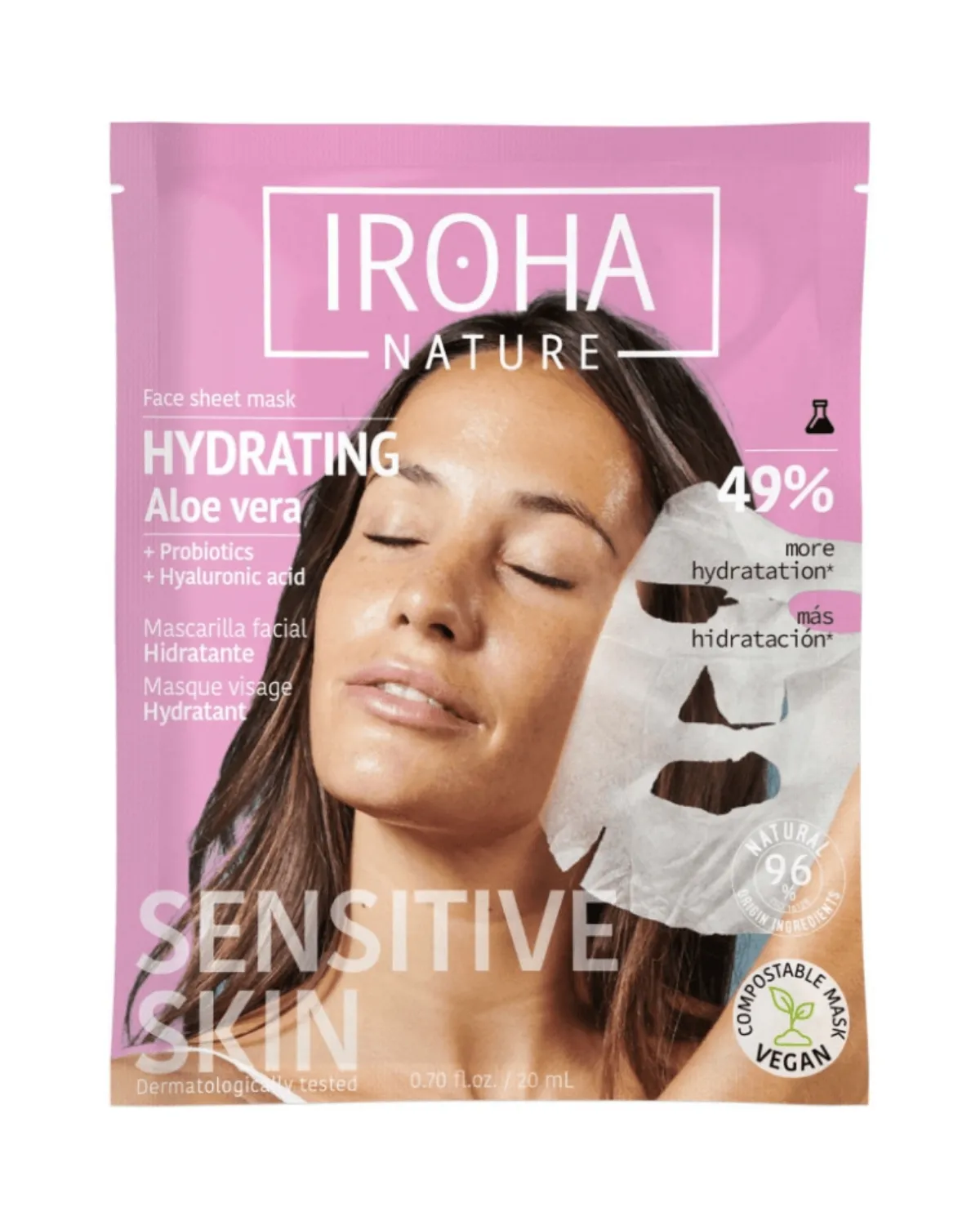 IROHA TISSUE MASKA ZA LICE ALOE 