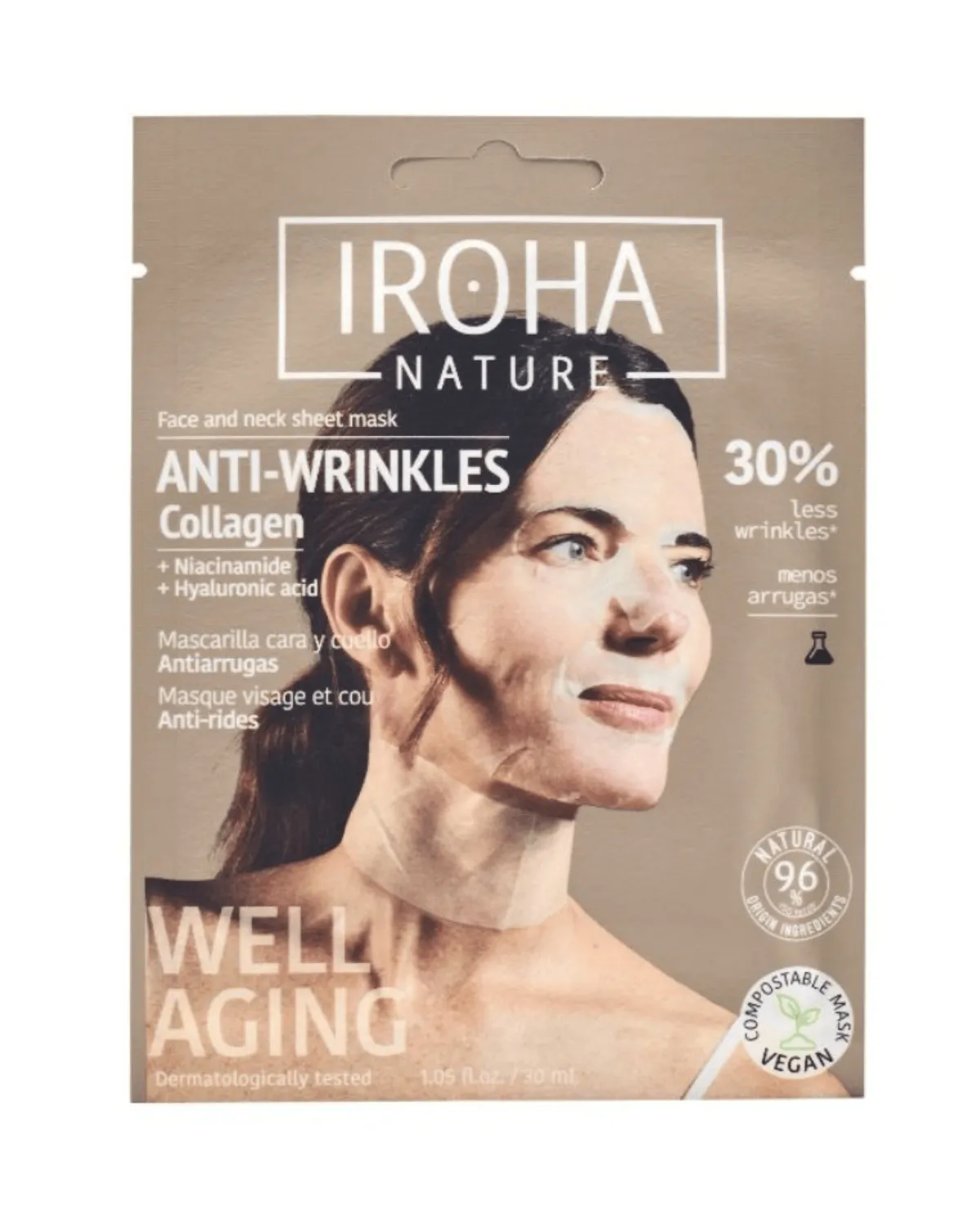 IROHA MASKA ZA LICE I VRAT COLLAGEN 