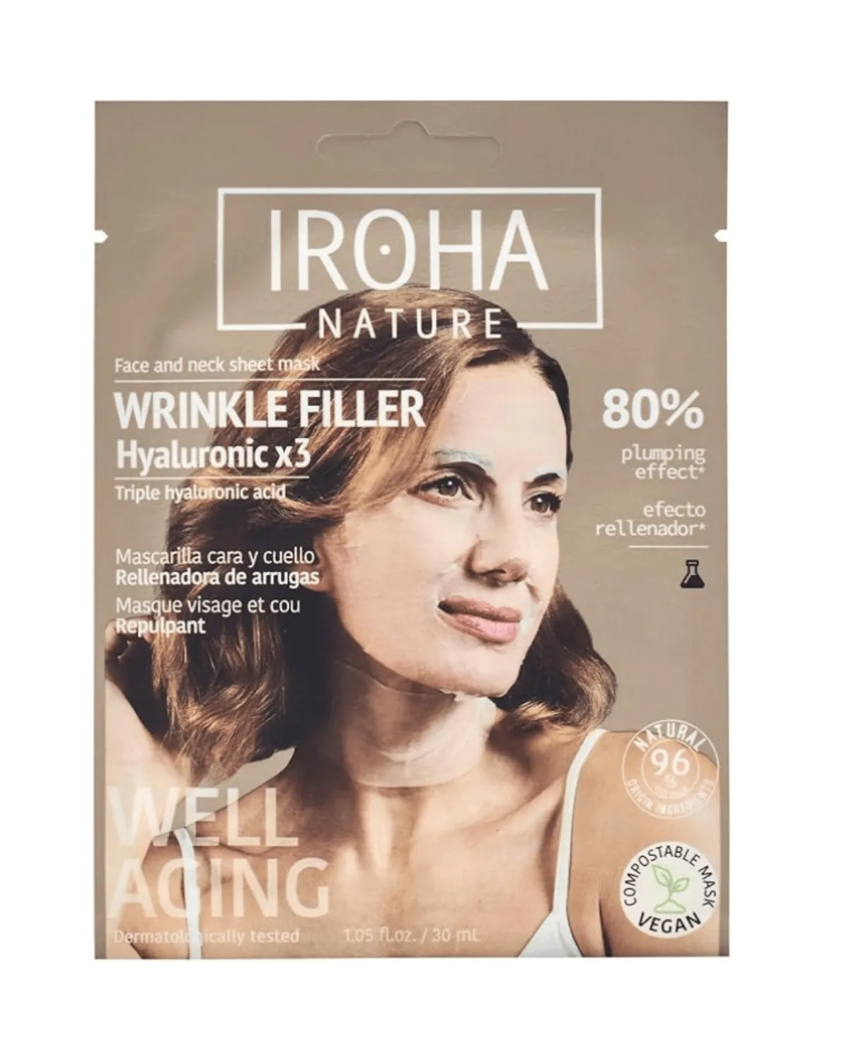 IROHA MASKA ZA LICE I VRAT TRIPLE HYALURONIC ACID 