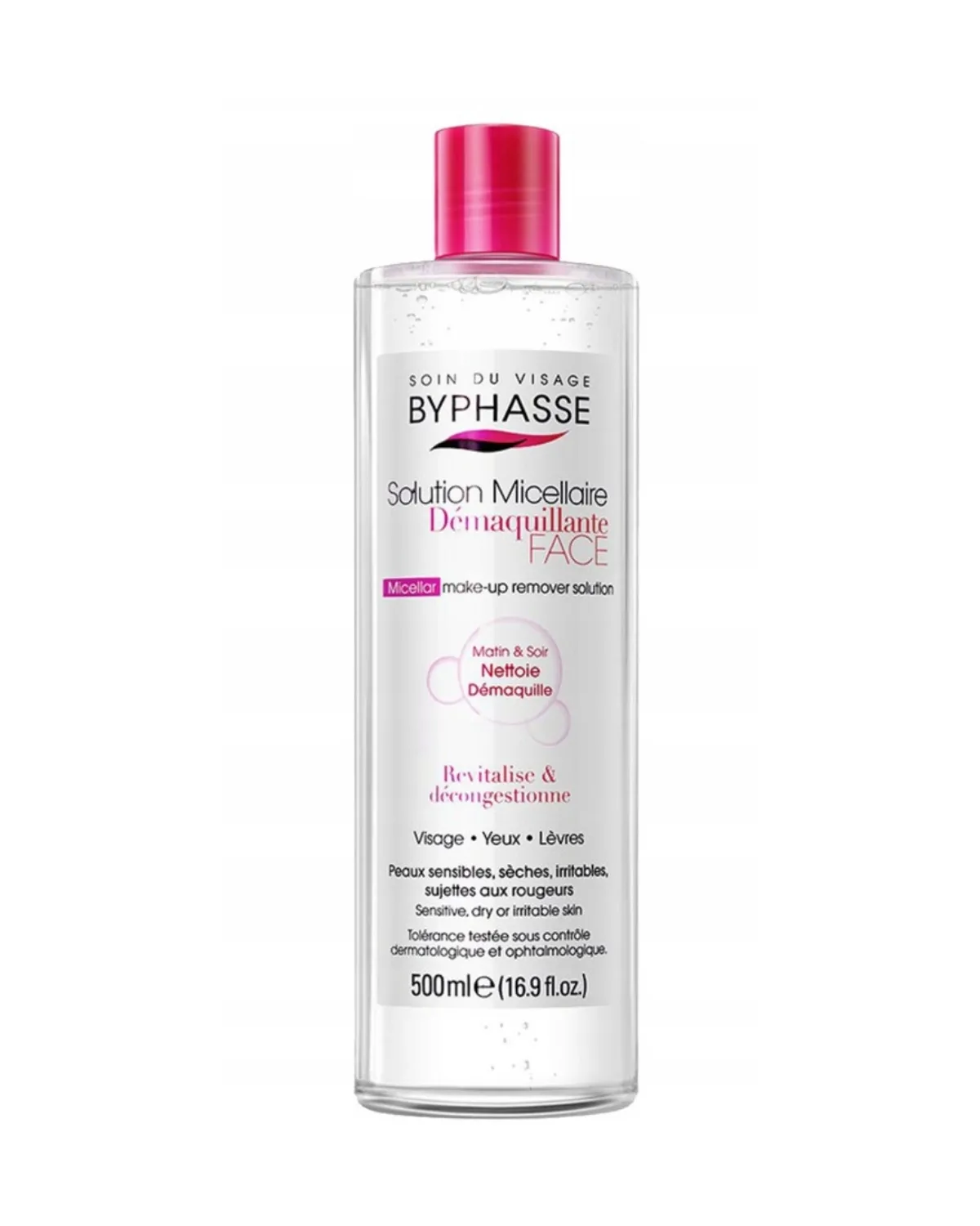 BYPHAS. MICELLAR MAKE UP REMOVER SOLUTION 500 ML 
