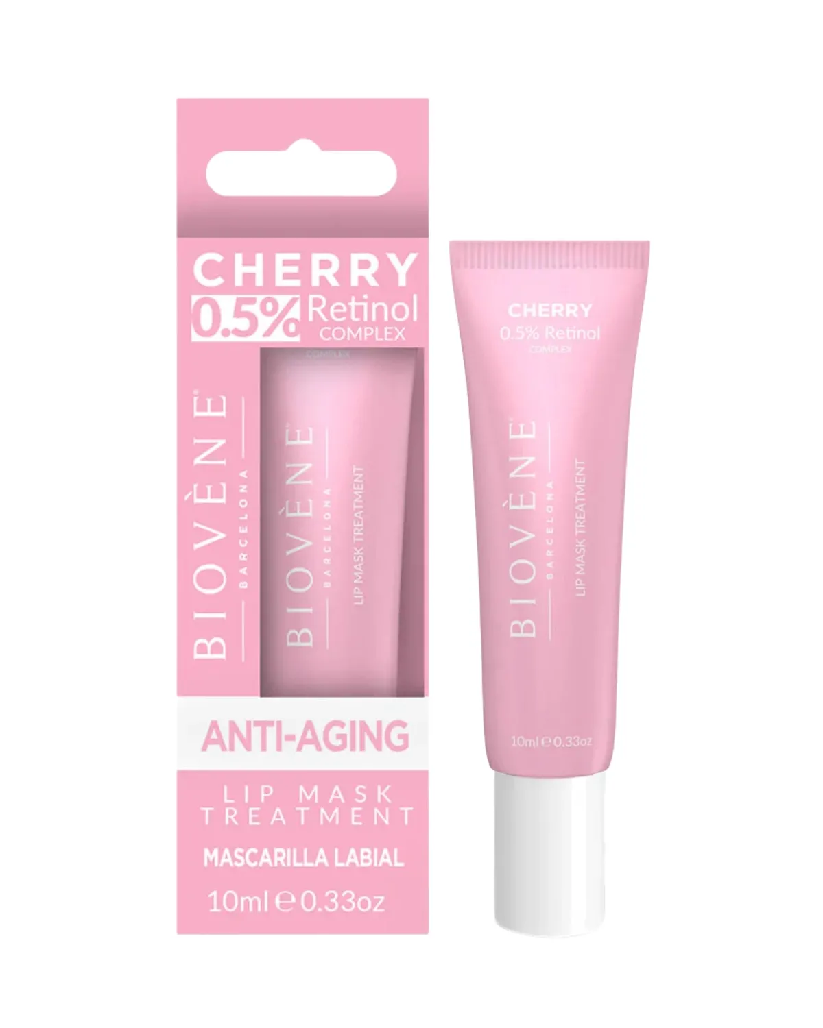 BIOVENE LIP CARE 0.5% RETINOL LIP MASK CHERRY ANTI AGING LIP TRETMENT