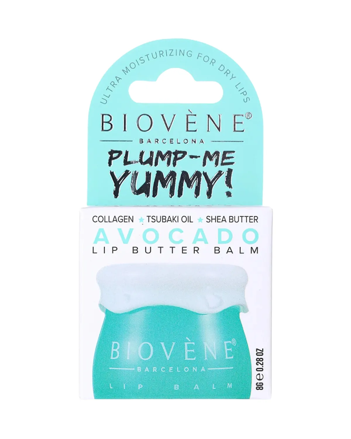 BIOVENE LIP BUTTER BALM PLUMP ULTRA MOISTURIZING AVOCADO+COLLAGEN