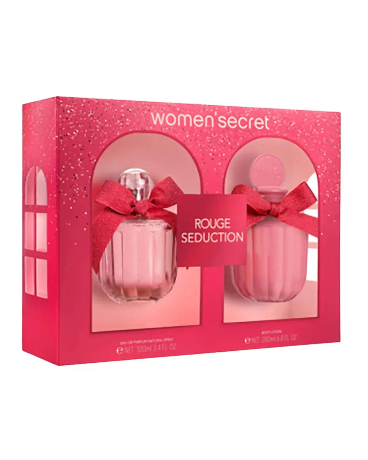 WOMEN SECRET ROUGE SEDUCTION GIFT SET EDP 100ML + BODY LOTION 200ML