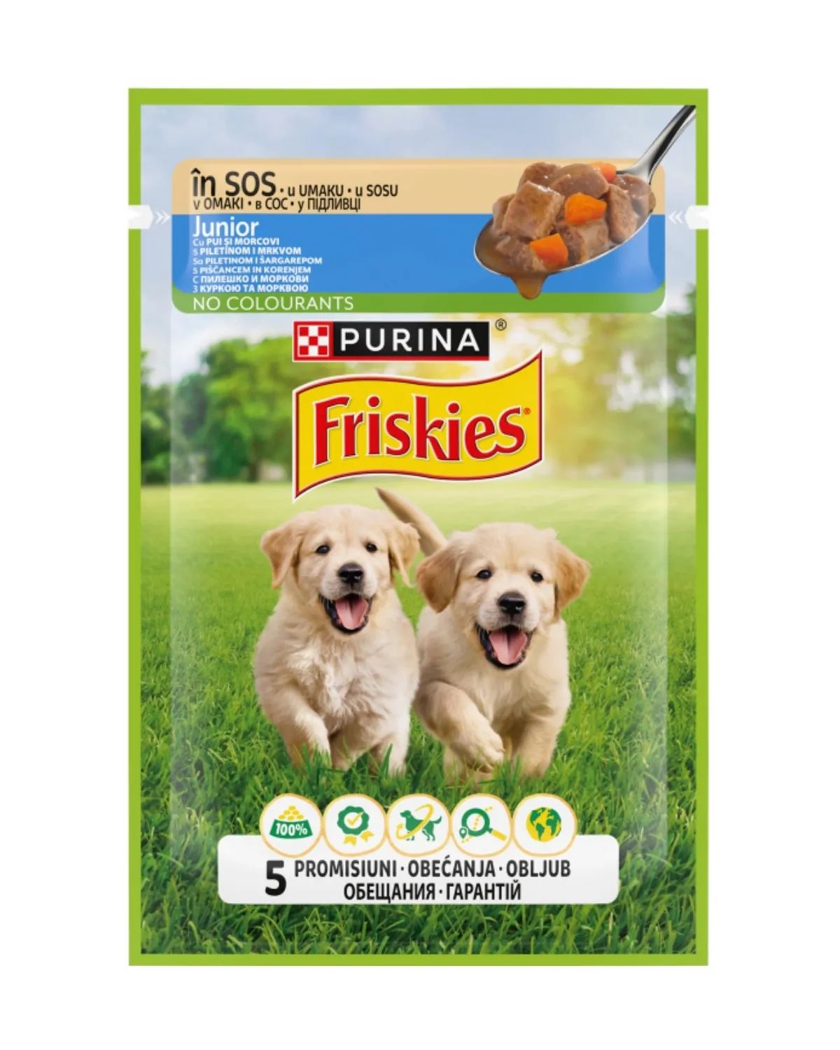 FRISKIES JNR DOG CIG CHKN&CRT 26X85G 