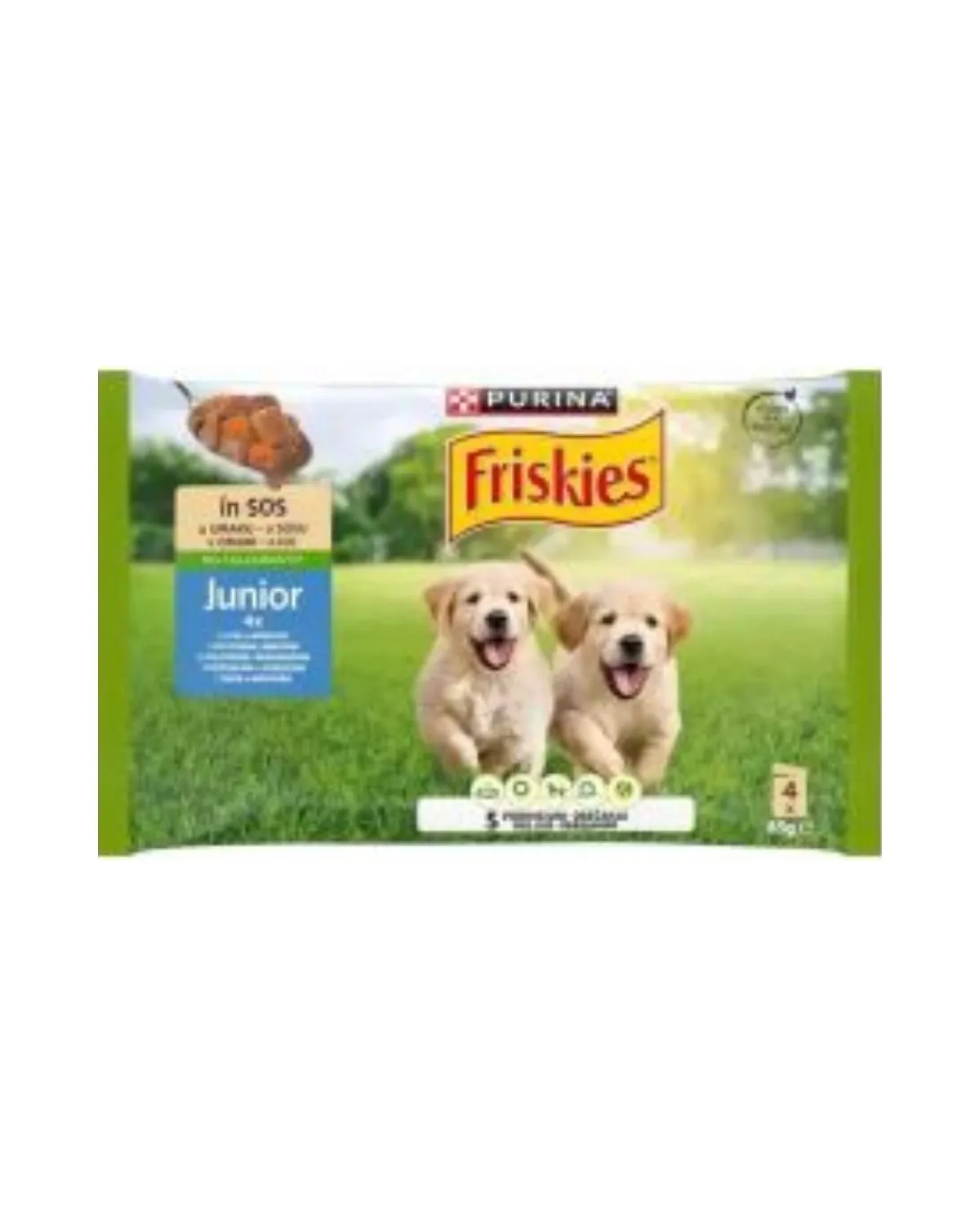 FRISKIES JUNIOR DOG CIG CHKN&CRT 12(4X85G)X3 