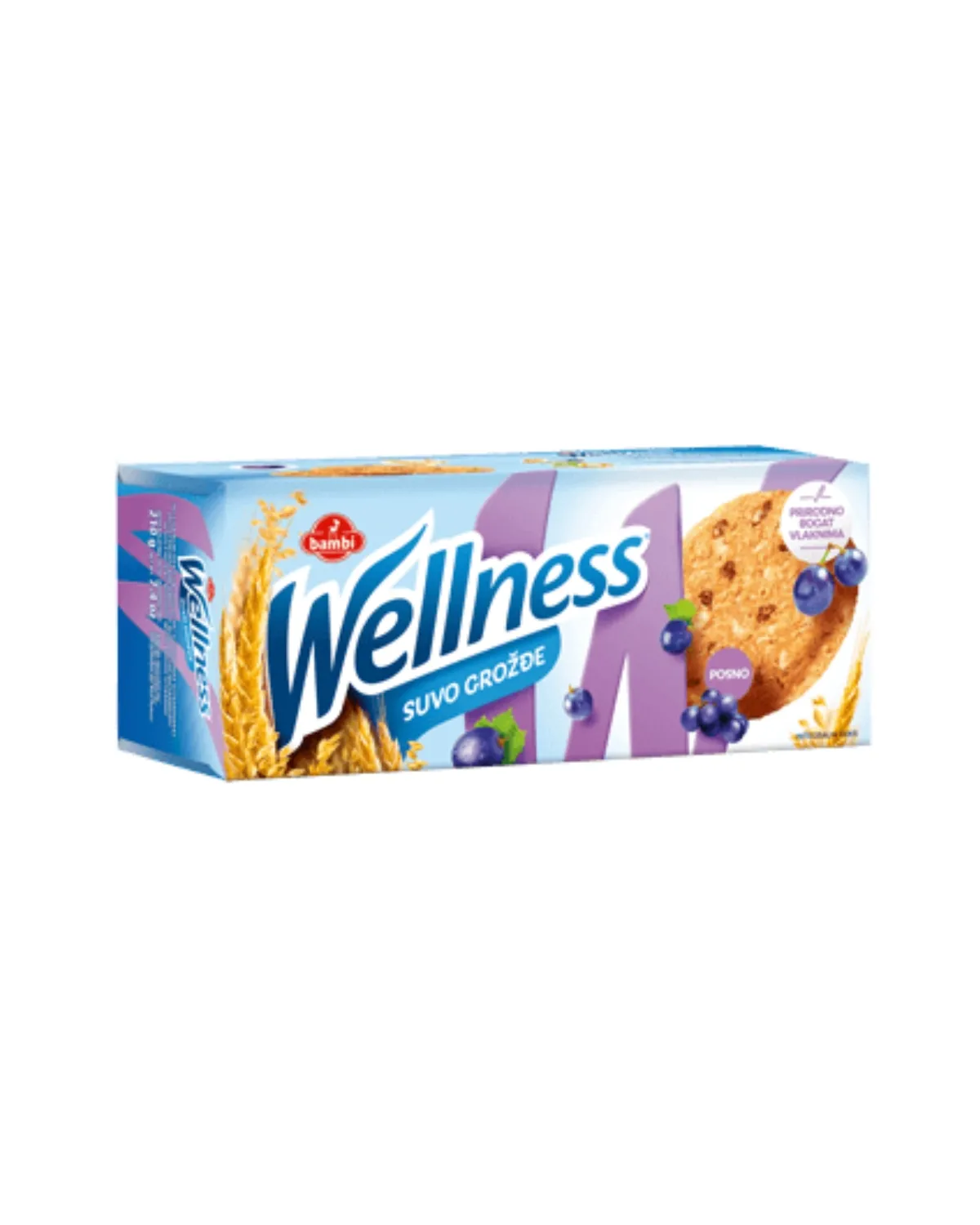 WELLNESS INTEGRALNI KEKS SUVO GROŽĐE 210 GR 