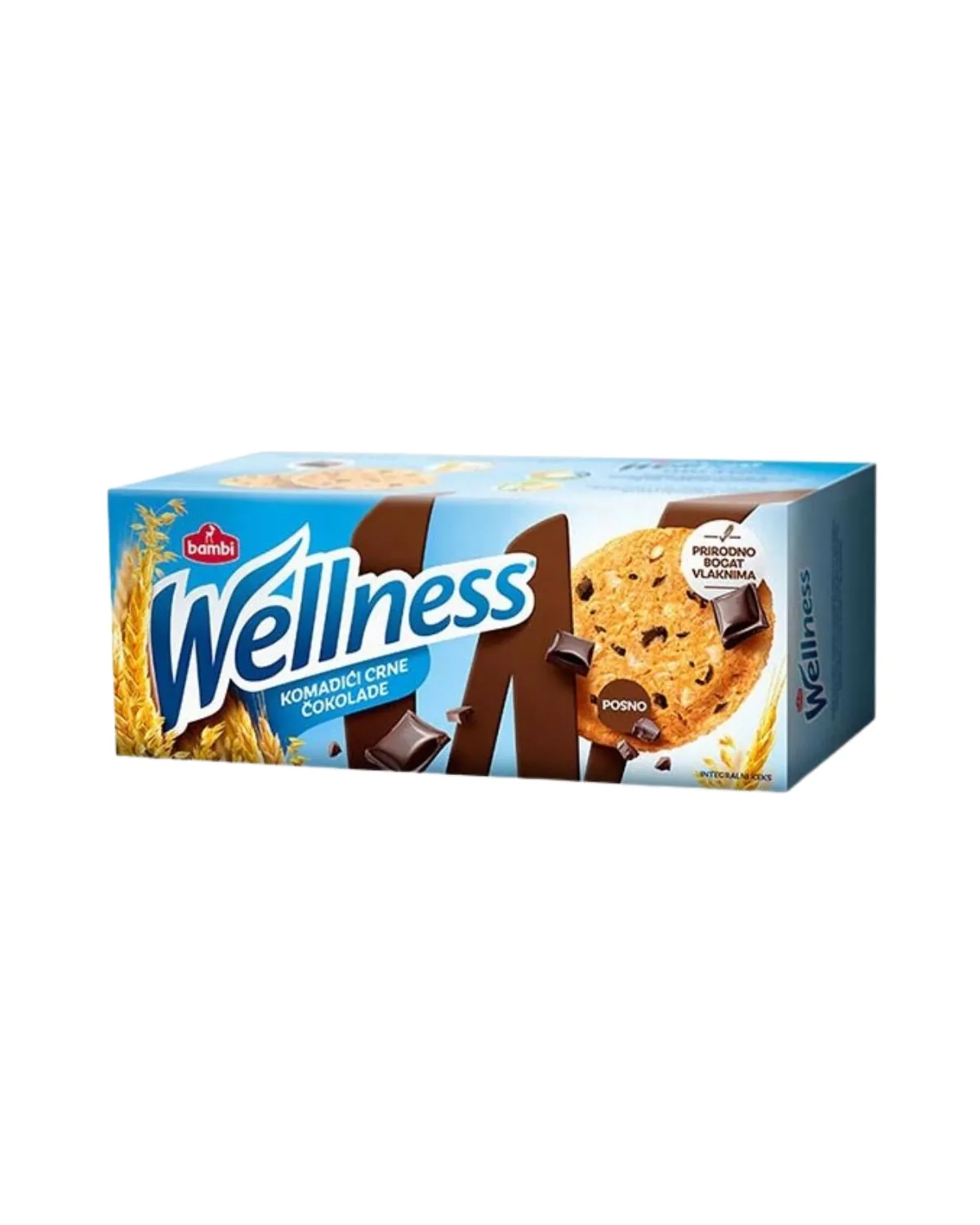 WELLNESS INTEGRALNI KEKS ČOKOLADA 210 GR 
