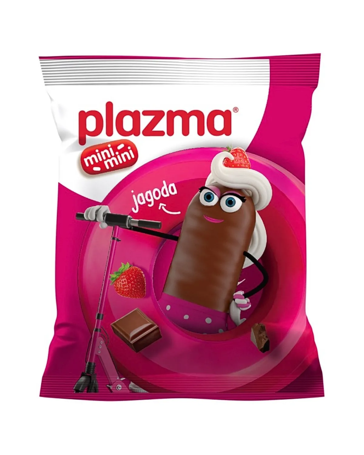 PLAZMA MINI MINI ČOKO JAGODA MILKSHAKE 45 GR 