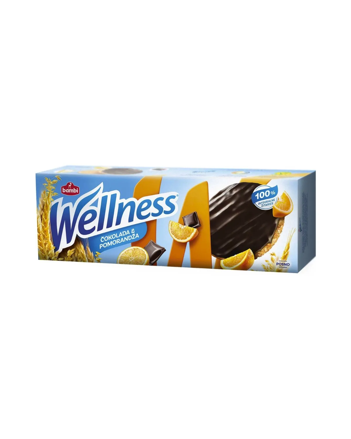 WELLNESS INTEGRALNI KEKS SA NARANDŽOM 155 GR 