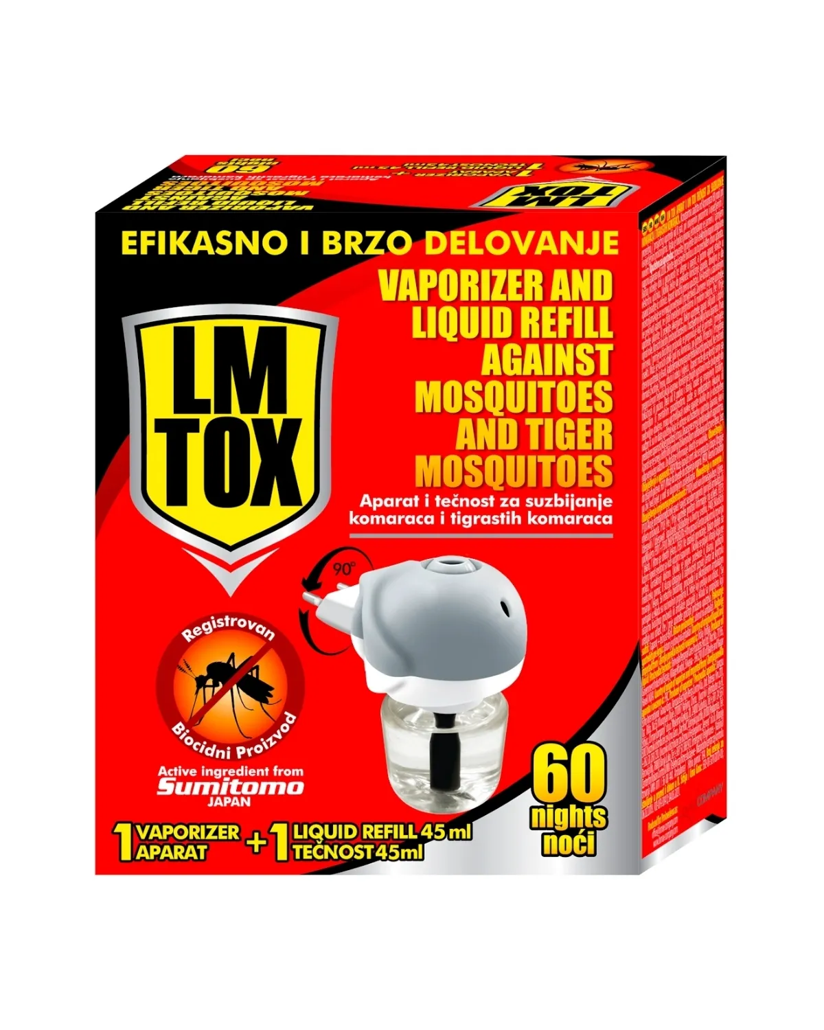 LMX TOX APARAT I TEČNOST ZA SUZBIJANJE KOMARACA 