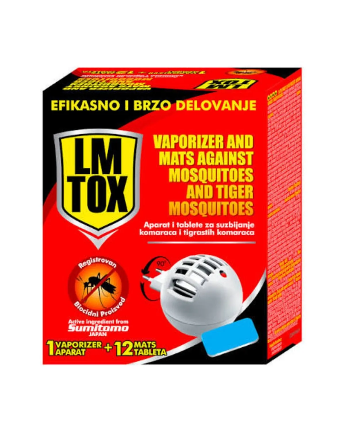 LMX TOX APARAT I 12 TABLETA ZA SUZBIJANJE KOMARACA 