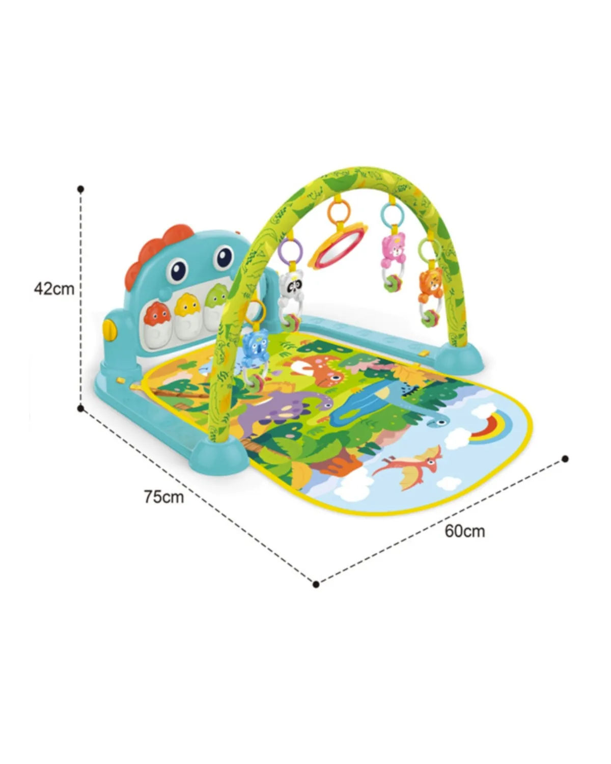 BBO PODLOGA ZA IGRU PIANO DINO 