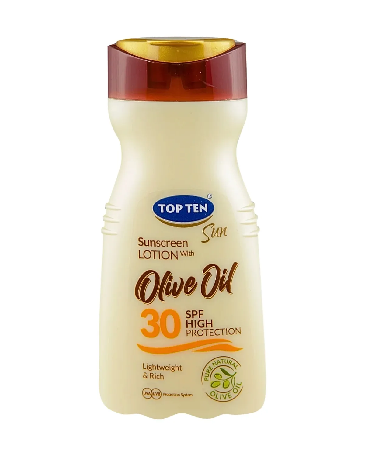 TOP TEN OLIVE OIL LOSION SPF30 - 200ML 