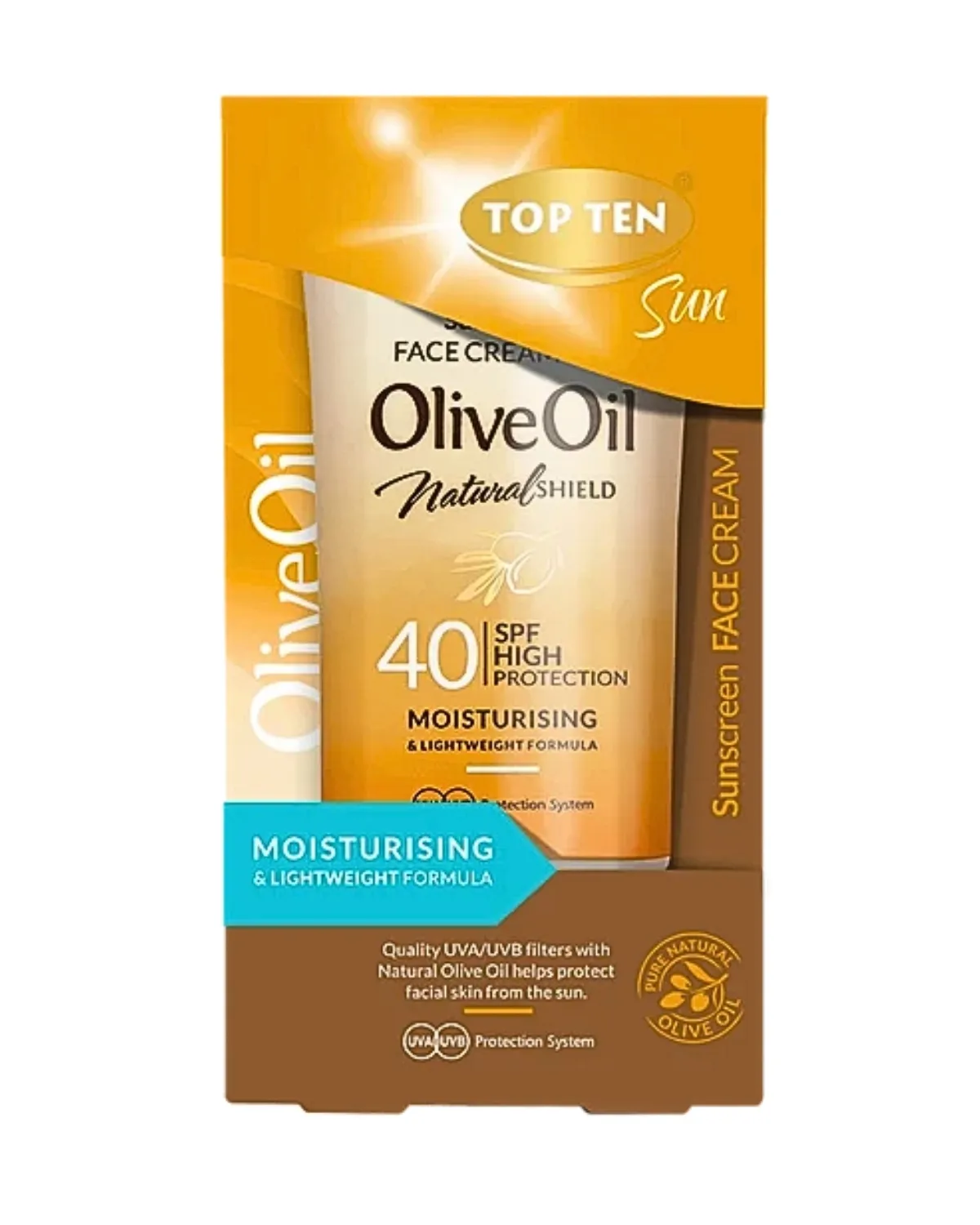 TOP TEN OIL KREMA ZA LICE SPF40 - 50ML 