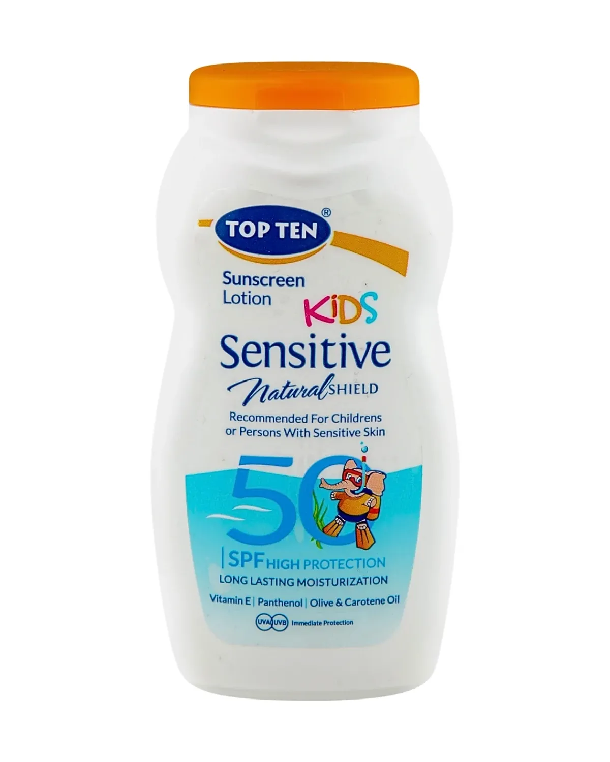 TOP TEN KIDS SENSITIVE LOTION SPF 50 - 200ML 