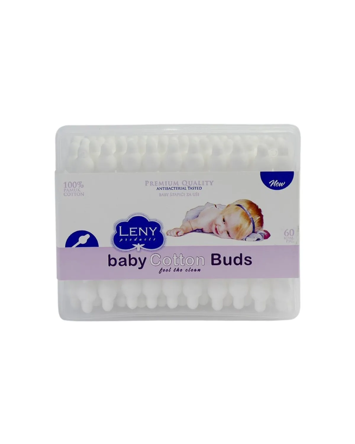LENY BIO STAPICI ZA USI BABY 60 KOM