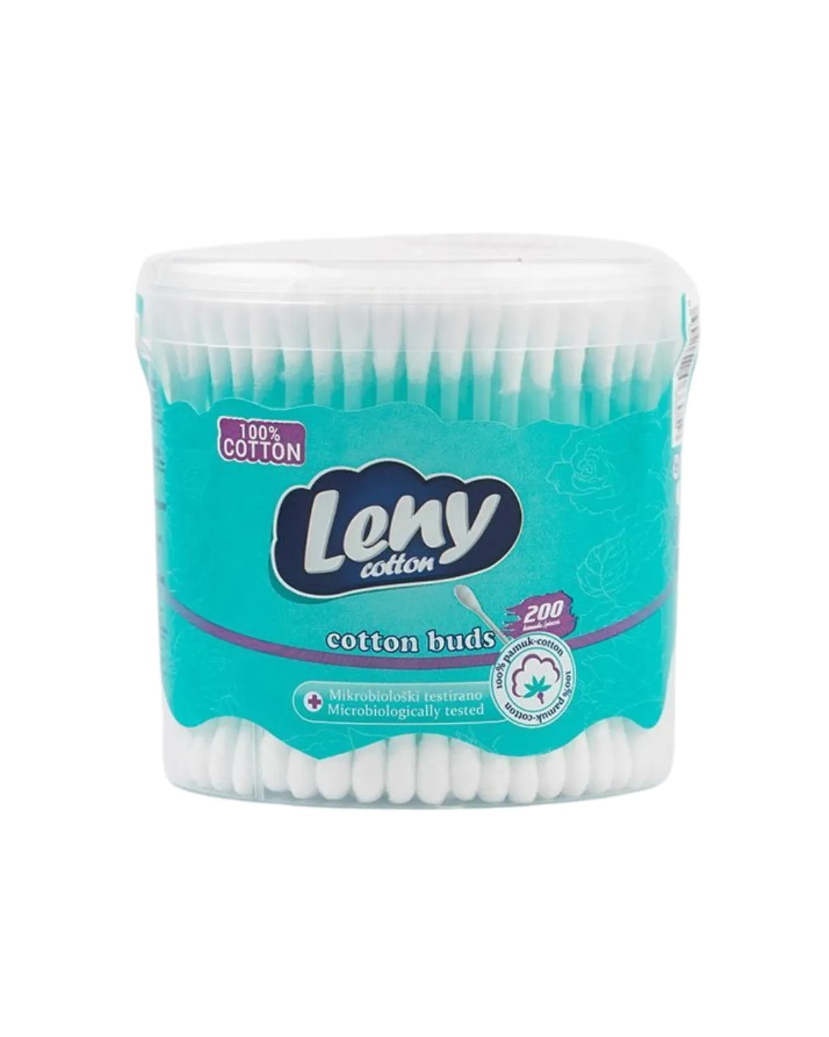LENY BIO STAPICI ZA USI 200 KOM OKRUGLA KUTIJA