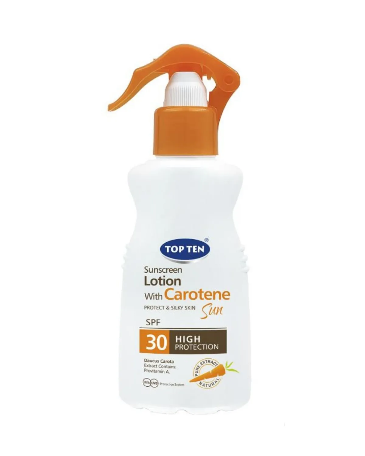 TOP TEN CAROTENE SUN LOTION SPF 30 SPRAY