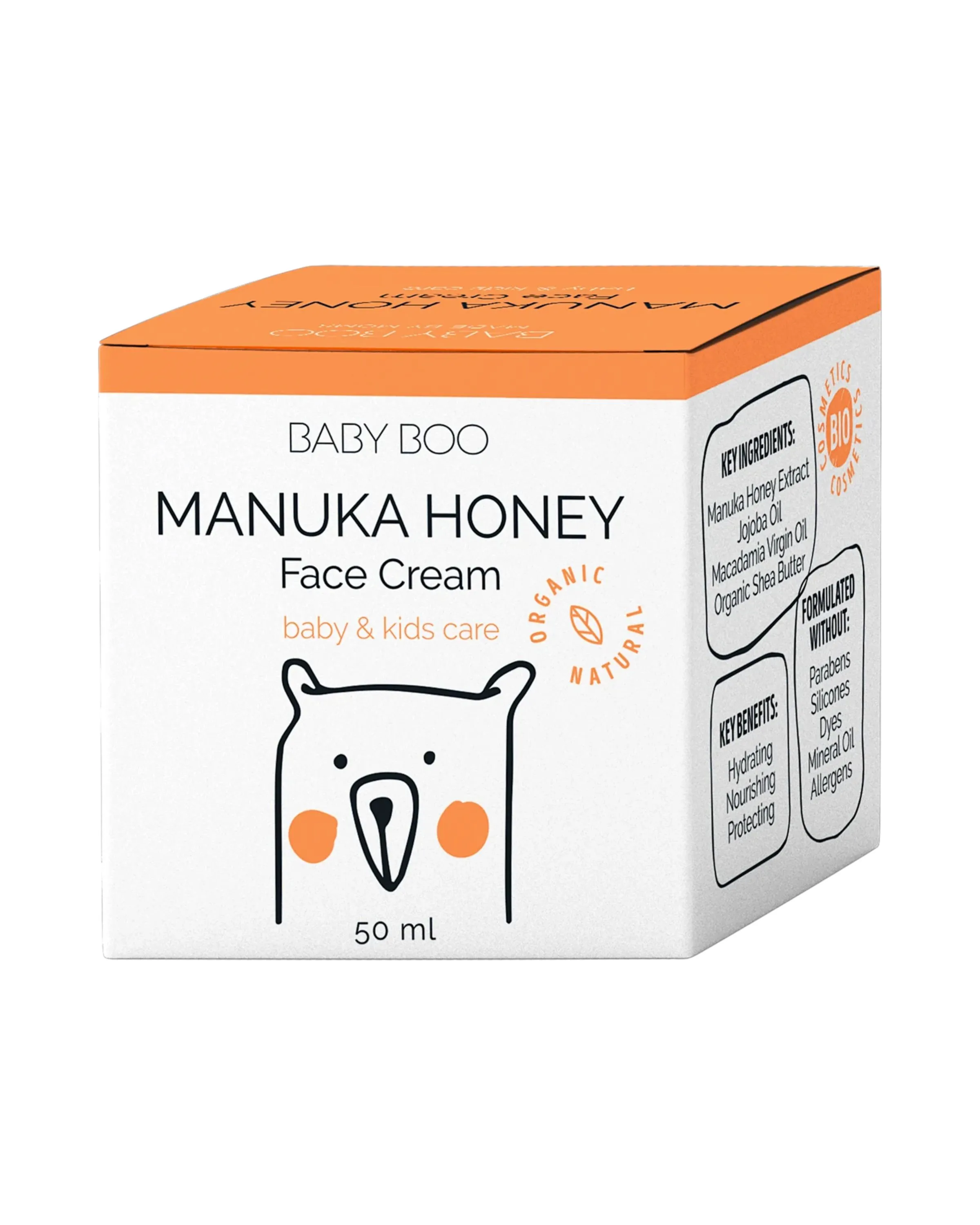 BABY BOO PRIRODNA KREMA ZA LICE OD MANUKA MEDA 