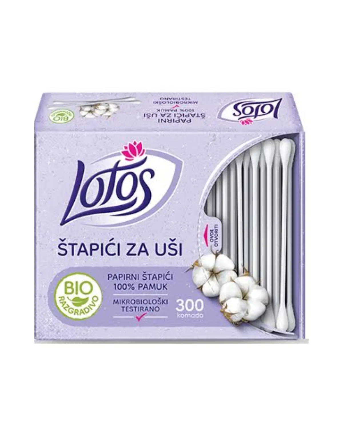 FRESH ŠTAPIĆI ZA UŠI 300/1 CETVRTASTI BIORAZGRADIVI 