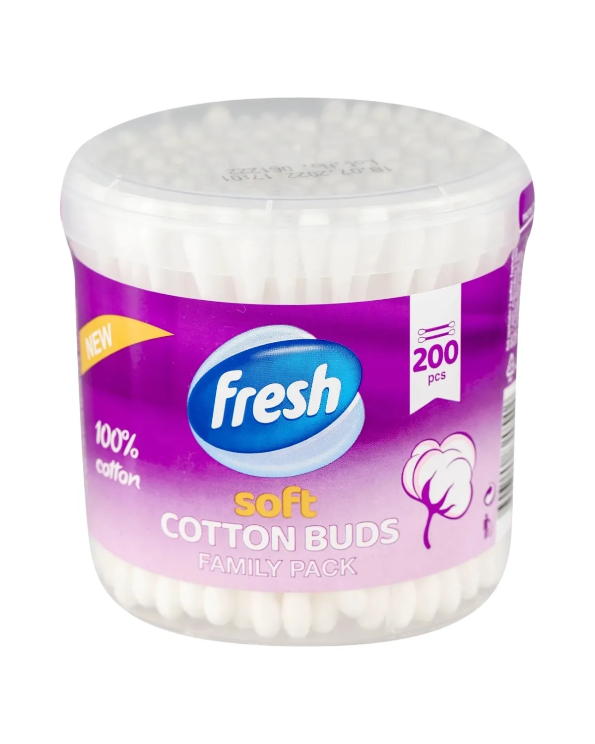 FRESH ŠTAPIĆI ZA UŠI 200/1 OKRUGLI BIORAZGRADIVI 