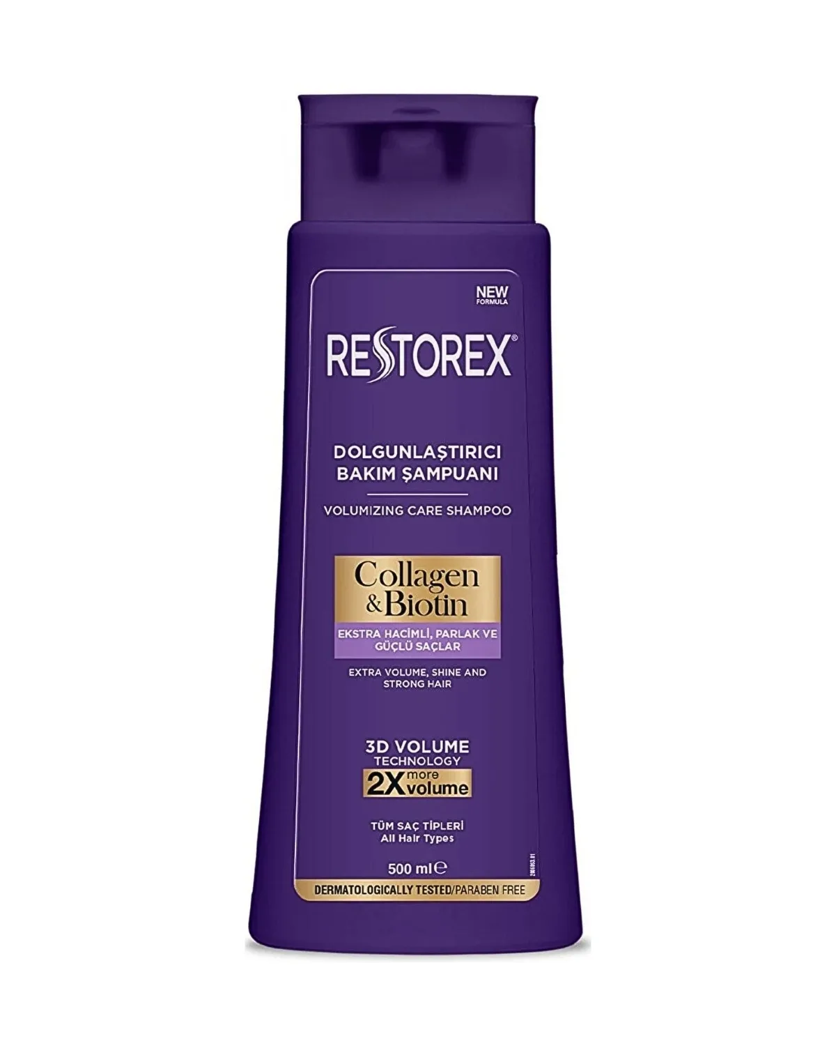 RESTOREX COLLAGEN & BIOTIN ŠAMPON ZA VOLUMEN KOSE 500ML 