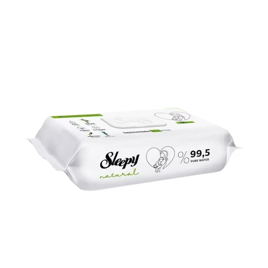 SLEEPY VLAZNE MARAMICE NATURAL 60 KOM