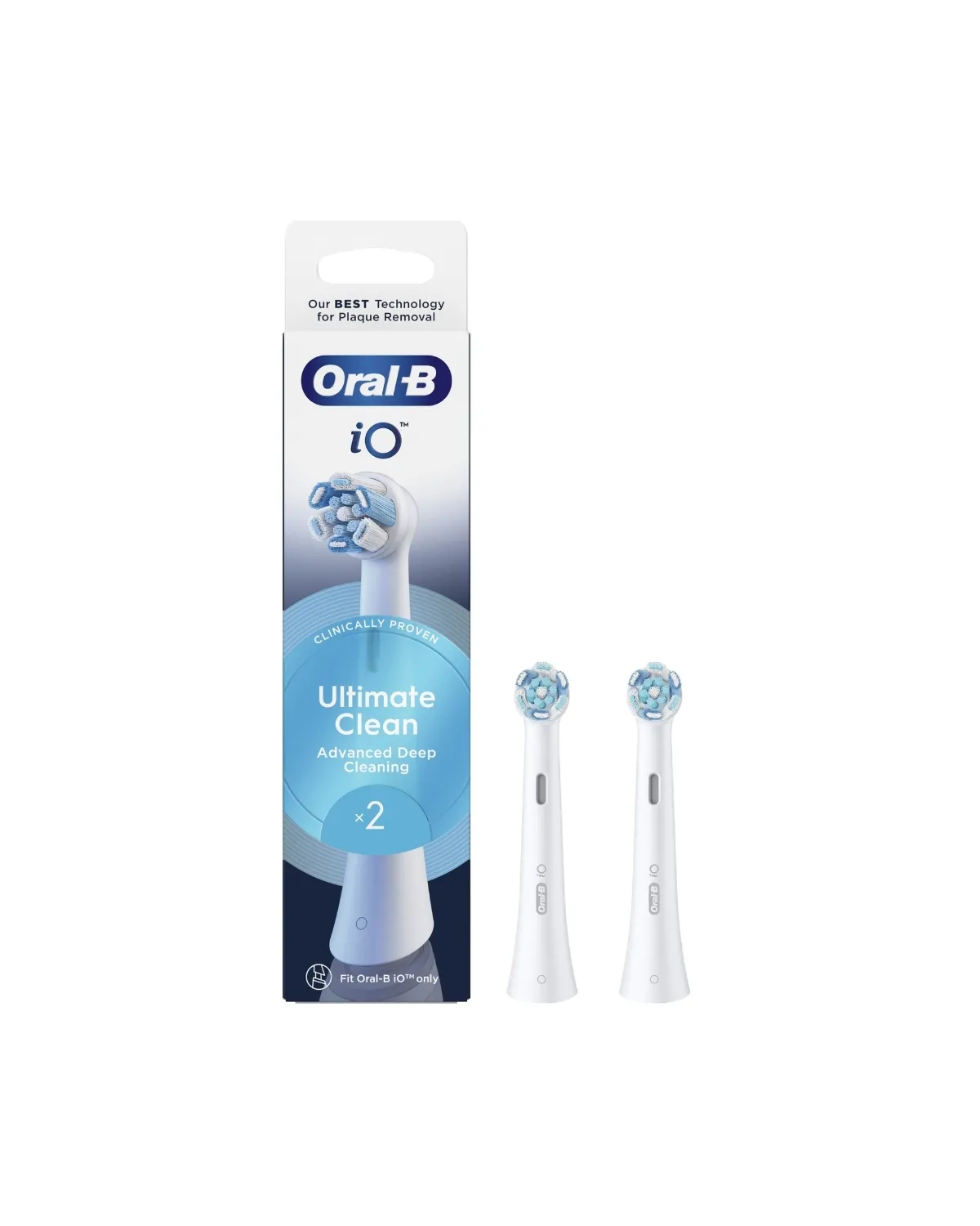 ORAL B REFILL 2 PCS IO ULTIMATE CLEAN 
