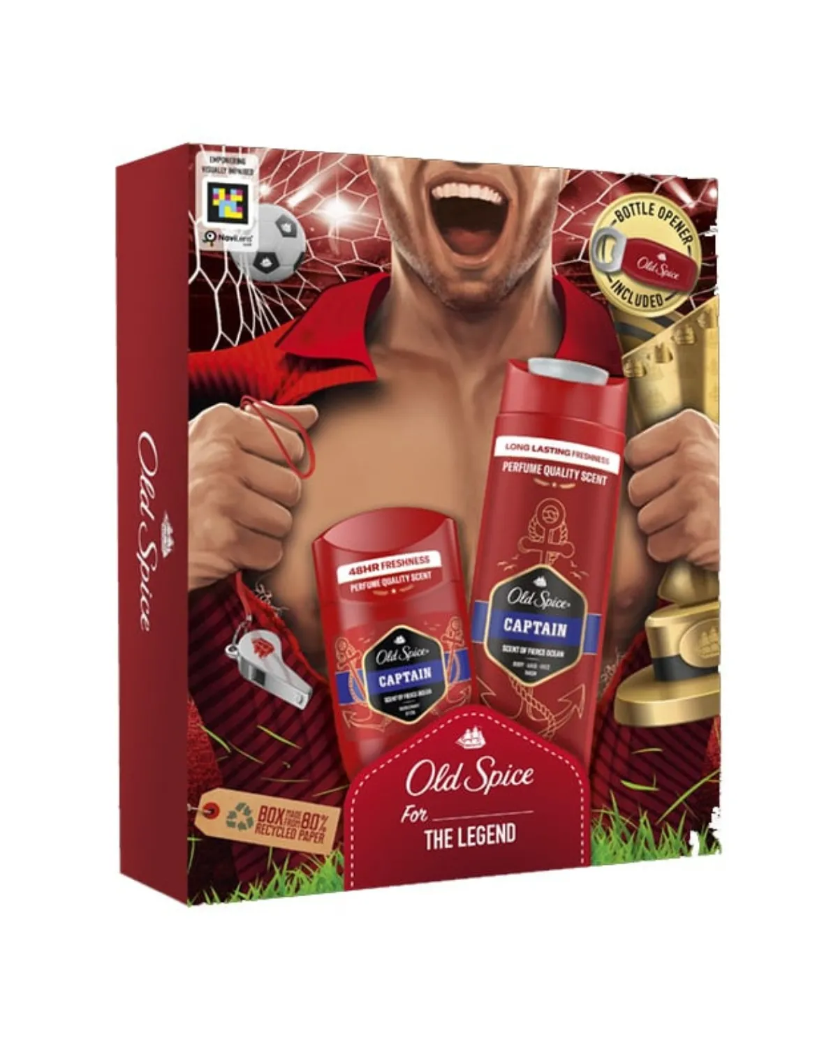 OLD SPICE SET XMS24 CPN FOOT ST SG BOTTLE OP SEE