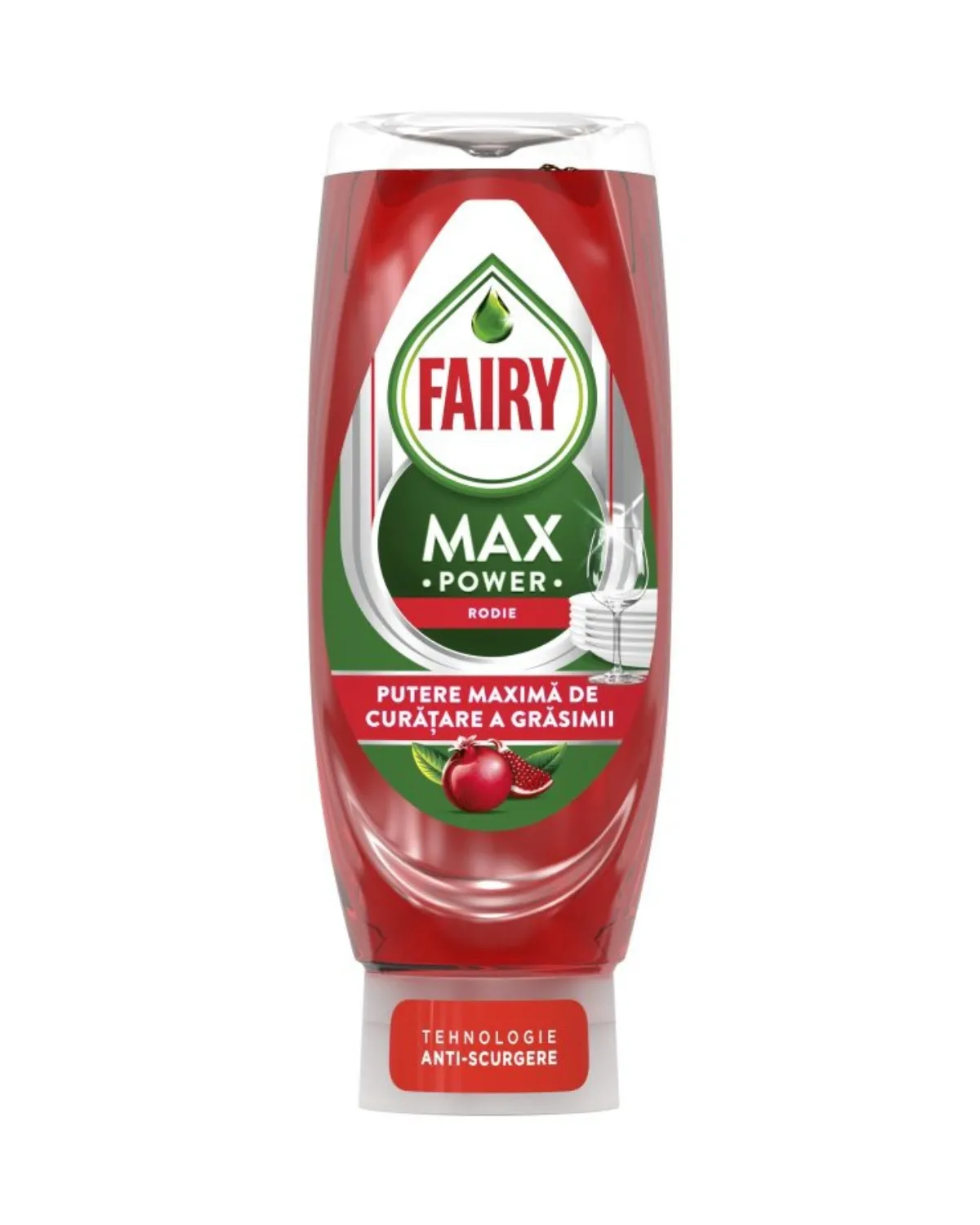 FAIRY TEČNOST ZA PRANJE SUĐA MAX POWER POMEGRANATE 545 ML 